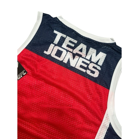 NEW 2013 UFC TUF 17 MMA Ultimate Fighter Team Jones Mesh Jersey Mens L Jon Bones - Picture 1 of 8